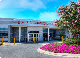 view of emergency department entrance